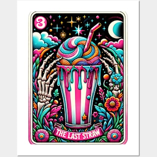 "The Last Straw" Funny Tarot Card Posters and Art